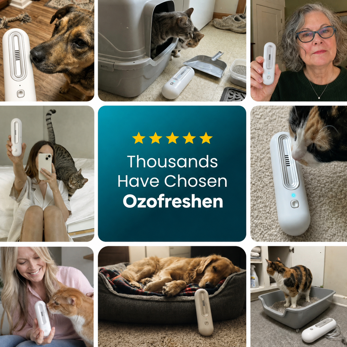 OzoFreshen kisállat szagsemlegesítő légtisztító 9
