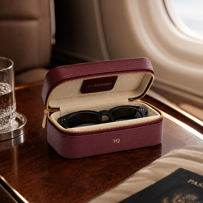 Varenqio Structured Eyewear Case lifestyle