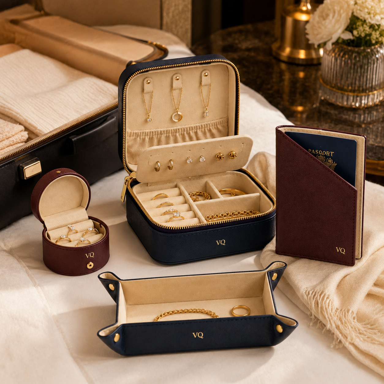 Varenqio Travel Valet Set lifestyle