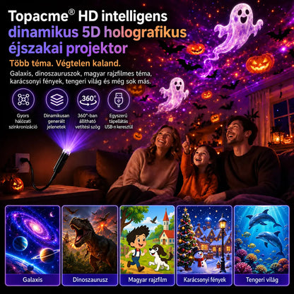Topacme® éjszakai fényprojektor