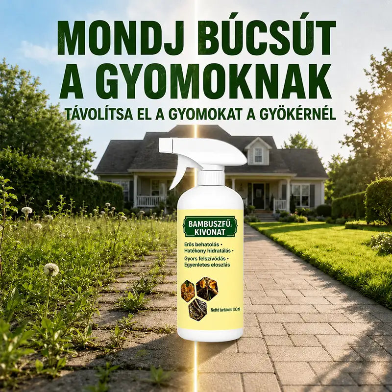 ✨🌿Természetes, gyorsan ható gyom- és fűirtó spray💧
