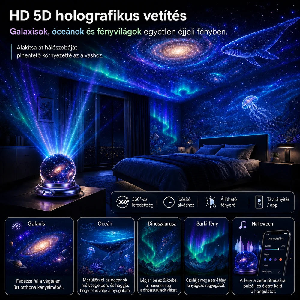 Topacme® hangulatprojektor