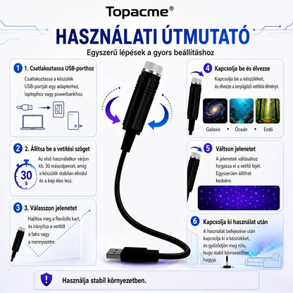 Topacme® hangulatprojektor