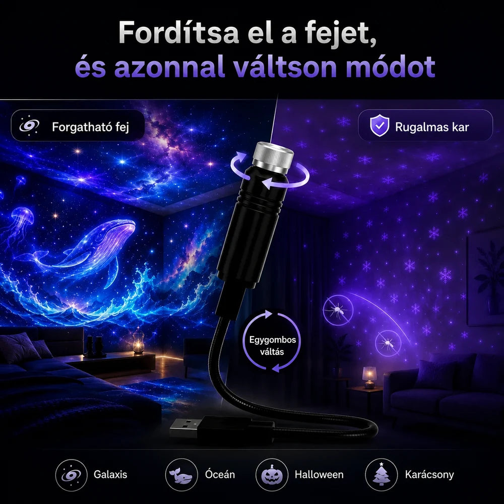 Topacme® hangulatprojektor