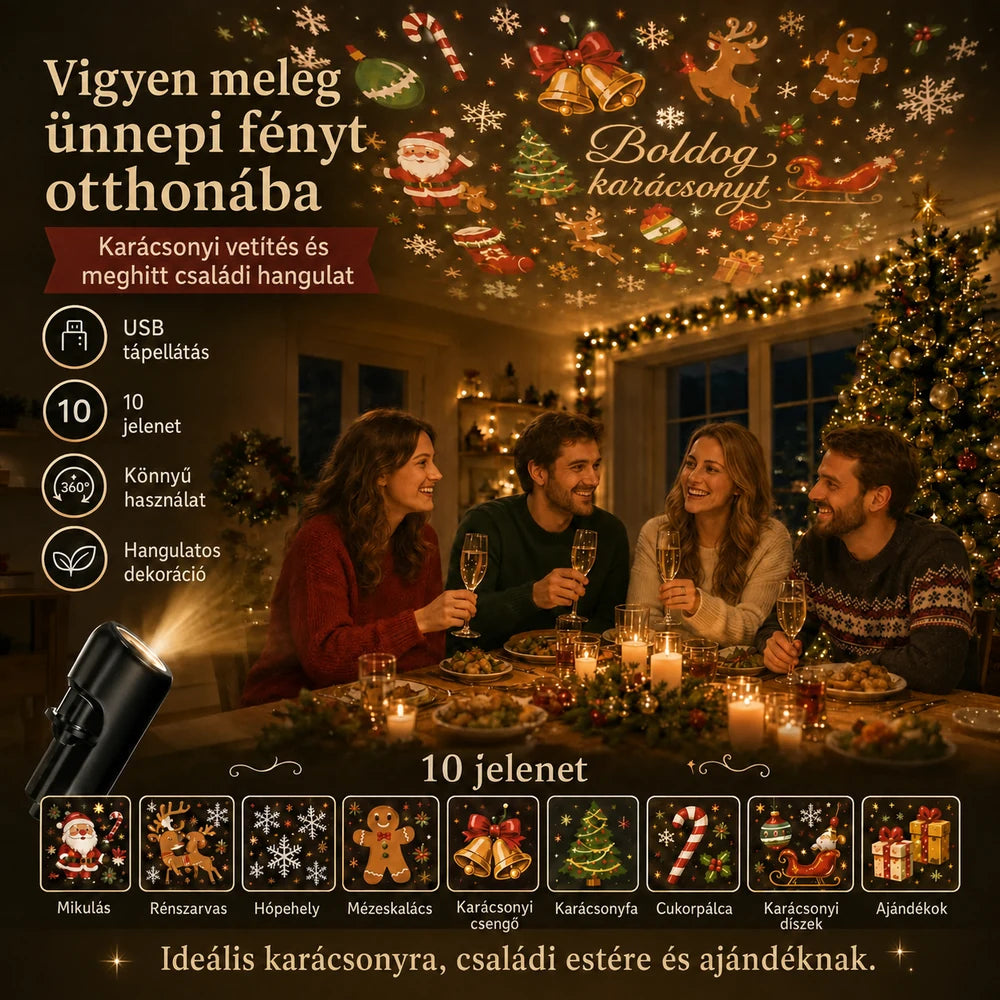 Topacme® hangulatprojektor