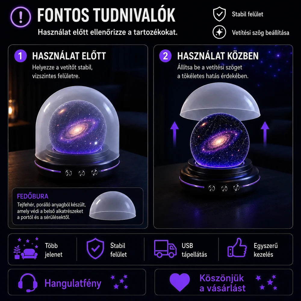 Topacme® hangulatprojektor
