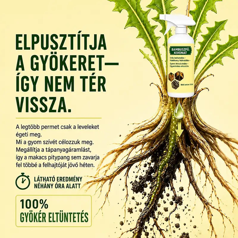 ✨🌿Természetes, gyorsan ható gyom- és fűirtó spray💧
