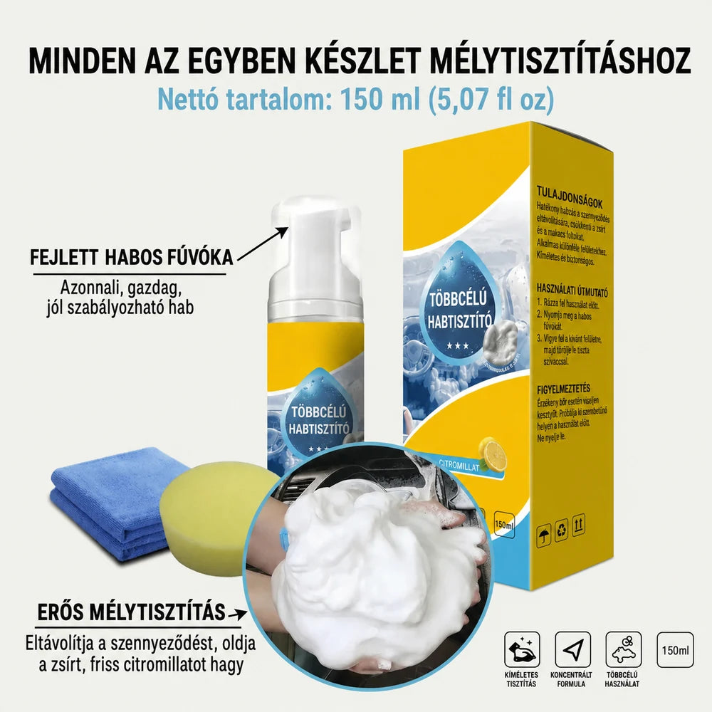 Minden az egyben tisztító készlet